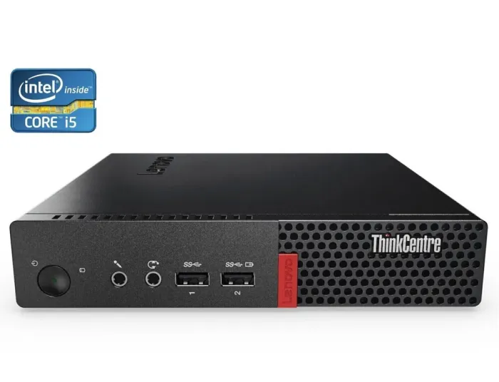 Неттоп Lenovo ThinkCentre M710q Tiny USFF / Intel Core i5-6400 (4 ядра по 2.7 - 3.3 GHz) / 8 GB DDR4 / 240 GB SSD / Intel HD Graphics 530 б/в - зображення 1