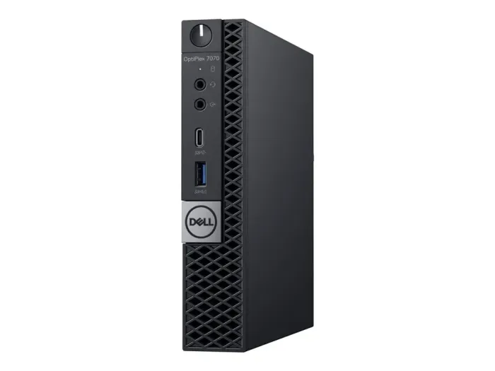 Неттоп Dell OptiPlex 7070 Micro USFF / Intel Core i7-9700T (8 ядер по 2.0 - 4.3 GHz) / 16 GB DDR4 / 250 GB SSD / Intel UHD Graphics 630 / DisplayPort б/в - зображення 2