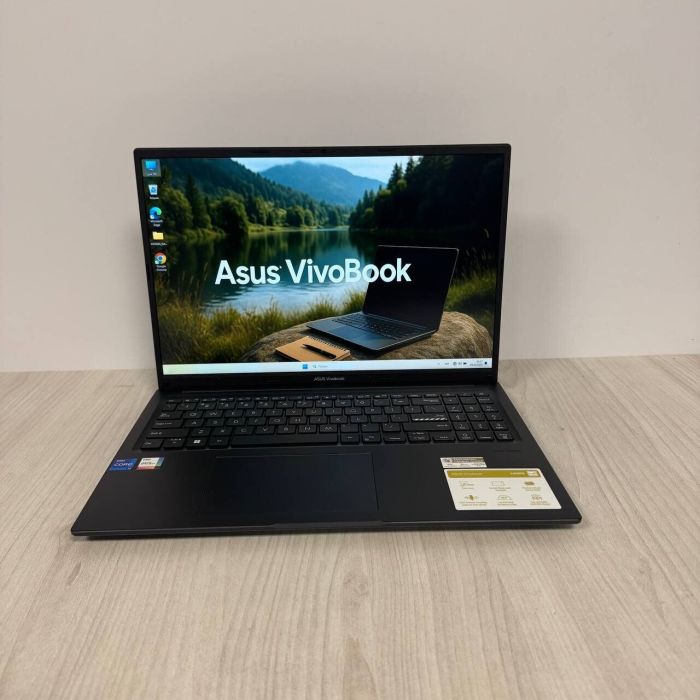Ультрабук Б-клас Asus VivoBook 16 F1605VA / 16" (1920x1200) IPS / Intel Core i7-1355U (10 (12) ядер по 1.7 - 5.0 GHz) / 16 GB DDR4 / 512 GB SSD NVMe / Intel Iris Xe Graphics / WebCam б/в - зображення 2