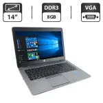Ноутбук HP EliteBook 840 G2 / 14" (1366x768) TN / Intel Core i5-5200U (2 (4) ядра по 2.2 - 2.7 GHz) / 8 GB DDR3 / 500 GB HDD / Intel HD Graphics 5500 / WebCam б/в