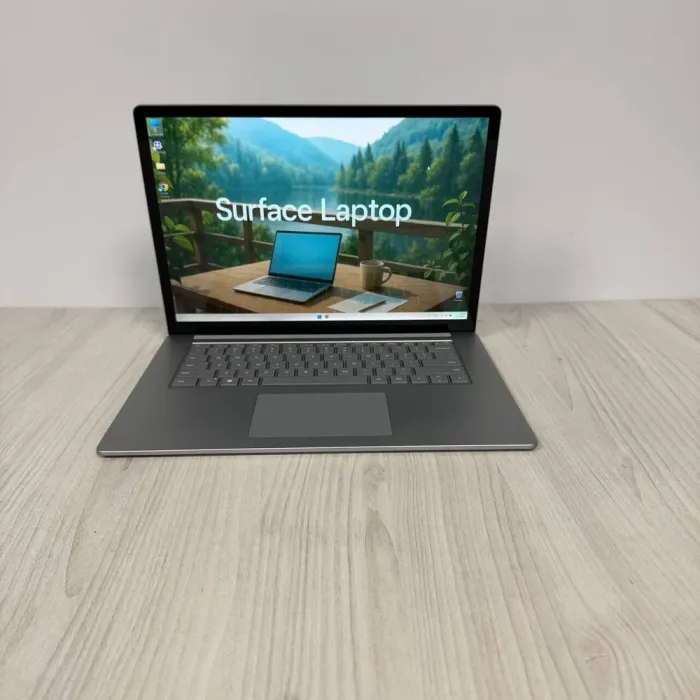 Ультрабук Microsoft Surface Laptop 5 / 15" (2496x1664) IPS Touch / Intel Core i7-1255U (10 (12) ядер по 3.5 - 4.7 GHz) / 16 GB DDR5 / 512 GB SSD NVMe / Intel Iris Xe Graphics / WebCam б/в - зображення 2