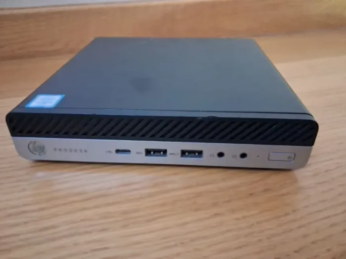 Неттоп Б-клас HP ProDesk 600 G3 Desktop Mini USFF / Intel Core i5-8500T (6 ядер по 2.1 - 3.5 GHz) / 8 GB DDR4 / 256 GB SSD / Intel UHD Graphics 630 / DisplayPort б/в - зображення 2