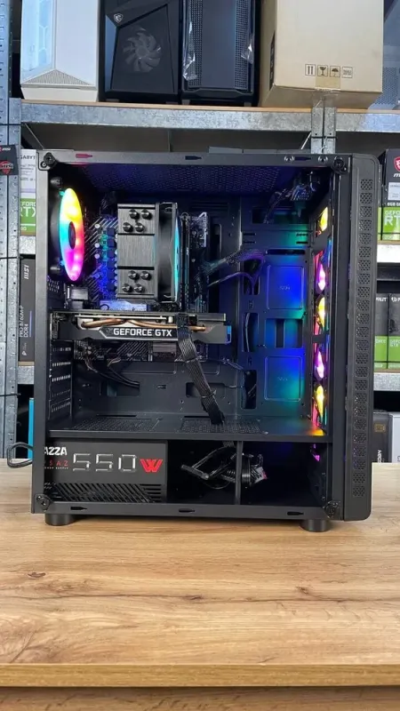 Збірка під замовлення: Qube Storm Black Tower / Intel Core i5-10400F (6 (12) ядер по 2.9 - 4.3 GHz) / 16 GB DDR4 / 500 GB SSD M.2 / nVidia GeForce GTX 1660 Super, 6 GB GDDR6, 192-bit / HDMI / 550W б/в - зображення 6