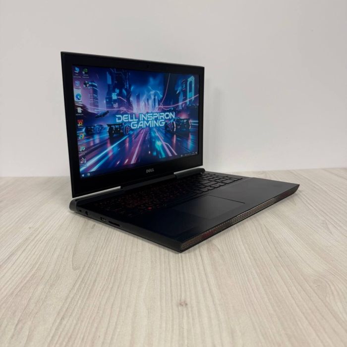 Ігровий ноутбук Dell Inspiron 15 Gaming 7567 / 15.6" (1920x1080) TN / Intel Core i5-7300HQ (4 ядра по 2.5 - 3.5 GHz) / 8 GB DDR4 / 128 GB SSD M.2 + 1000 GB HDD / nVidia GeForce GTX 1050, 4 GB GDDR5, 128-bit / WebCam б/в - зображення 4