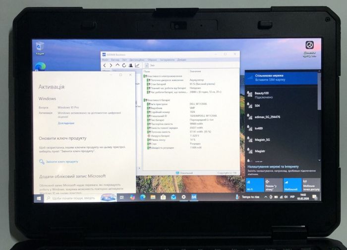 Захищений ноутбук Б-класу Dell Latitude 14 Rugged 5404 / 14" (1366x768) IPS Touch / Intel Core i5-4310U (2 (4) ядра по 2,0 - 3,0 ГГц) / 8 ГБ DDR3 / 256 ГБ SSD / Intel HD Graphics 4400 / WebCam / Win 10 Pro б/в - зображення 11