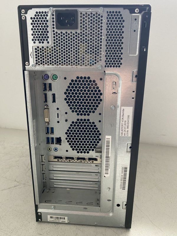 Комплект ПК: комп'ютер Fujitsu Esprimo P757 E90 Tower / Intel Core i5-7400 (4 ядра по 3,0 - 3,5 ГГц) / 16 ГБ DDR4 / 256 ГБ SSD + 500 ГБ HDD / nVidia Quadro M2000, 4 ГБ GDDR5, 128-біт / DVD-ROM + Монітор LG 23MB35PY-B / 23" (1920x1080) IPS б/в - зображення 4