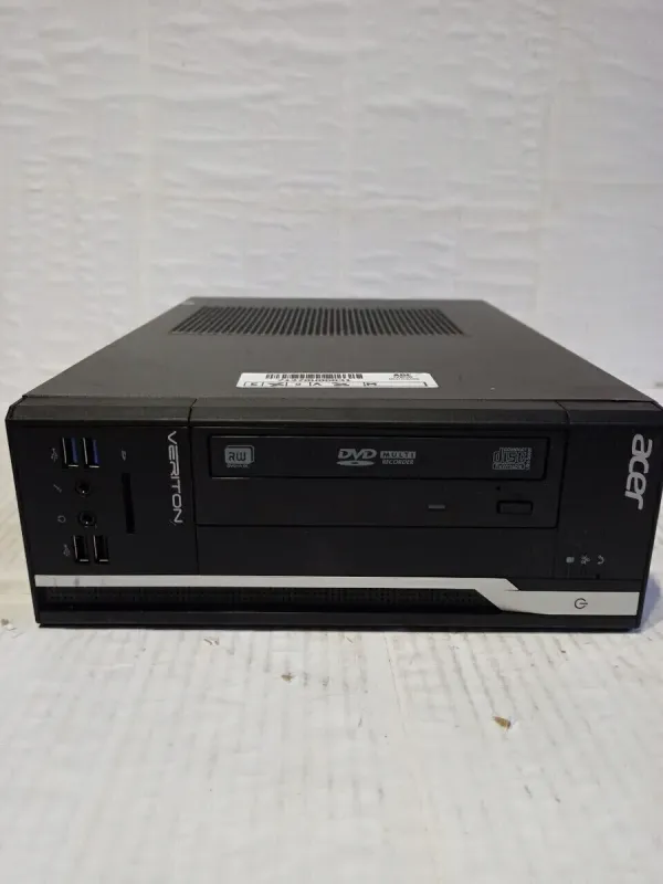 ПК Acer Veriton X2632G SFF / Intel Сore i3-4160 (2 (4) ядра по 3.6 GHz) / 8 GB DDR3 / 120 GB SSD / Intel HD Graphics 4400 / DVD-RW / Win 7 б/в - зображення 2