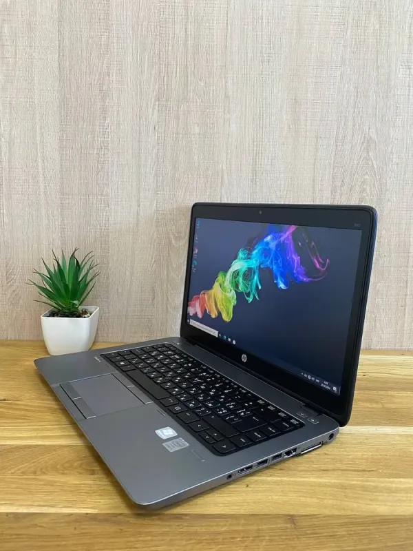 Ультрабук HP EliteBook 840 G1 / 14" (1366x768) TN / Intel Core i5-4200U (2 (4) ядра по 1.6 - 2.6 GHz) / 8 GB DDR3 / 128 GB SSD / Intel HD Graphics 4400 / WebCam / VGA б/в - зображення 4