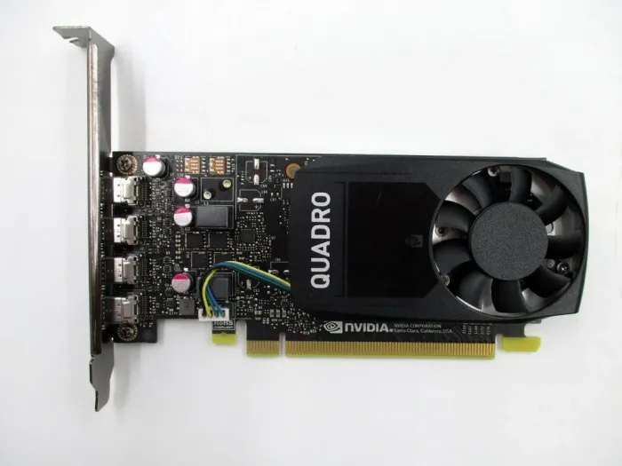 Дискретна відеокарта nVidia Quadro P1000, 4 GB GDDR5, 128-bit / miniDP б/в - зображення 2