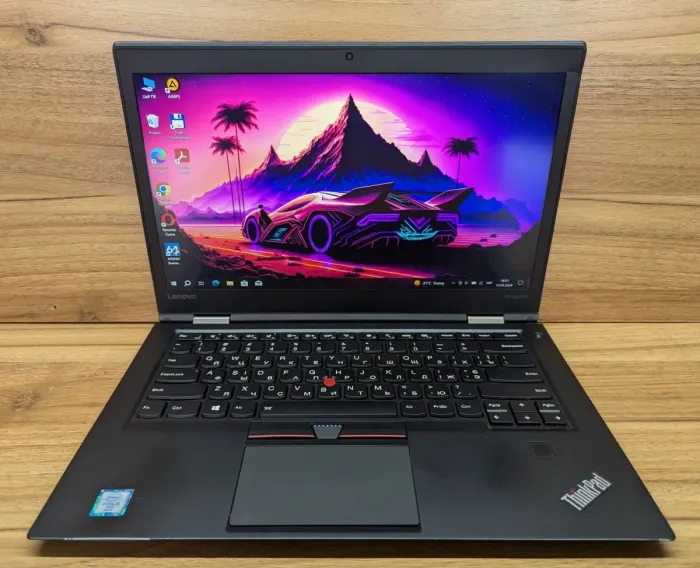 Ультрабук Б-клас Lenovo ThinkPad x1 Carbon 4th / 14" (1920x1080) IPS / Intel Core i5-6300U (2 (4) ядра по 2.4 - 3.0 GHz) / 8 GB DDR4 / 512 GB SSD / Intel HD Graphics 520 / WebCam / Fingerprint / Windows 10 б/в - зображення 2
