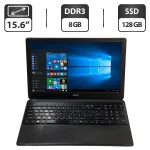 Ноутбук Б-клас Acer Aspire E1 V5WE2 / 15.6" (1366x768) TN / Intel Celeron 2955U (2 ядра по 1.4 GHz) / 8 GB DDR3 / 128 GB SSD / Intel HD Graphics / WebCam / VGA б/в
