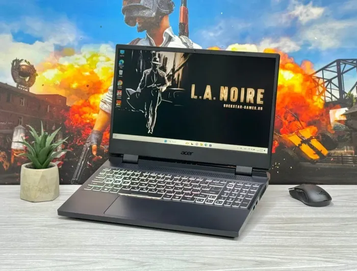 Ігровий ноутбук Acer Nitro 5 AN515-58 / 15.6" (1920x1080) IPS / Intel Core i5-12450H (8 (12) ядер по 3.3 - 4.4 GHz) / 16 GB DDR4 / 512 GB SSD M.2 / nVidia GeForce RTX 3050, 4 GB GDDR6, 128-bit / WebCam / Win 11 Pro б/в - зображення 4