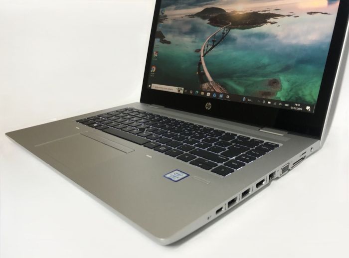 Ультрабук Б-клас HP ProBook 640 G4 / 14" (1920x1080) IPS Touch / Intel Core i5-7200U (2 (4) ядра по 2.5 - 3.1 GHz) / 8 GB DDR4 / 128 GB SSD / Intel HD Graphics 620 / WebCam / Win 10 Pro б/в - зображення 9
