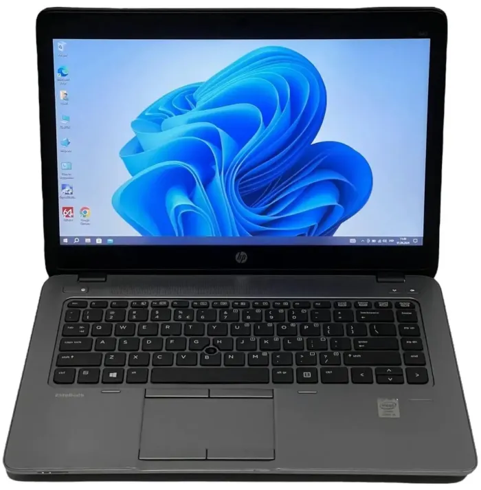 Ноутбук Б-клас HP EliteBook 840 G1 / 14" (1600x900) TN / Intel Core i5-4210U (2 (4) ядра по 1.7 - 2.7 GHz) / 8 GB DDR3 / 500 GB HDD / Intel HD Graphics 4400 / WebCam / USB 3.0 / Windows 10 Pro б/в - зображення 2