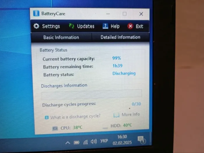 Ультрабук Б-клас Lenovo Thinkpad T450 / 14" (1366x768) TN / Intel Core i5-5200U (2 (4) ядра по 2.2 - 2.7 GHz) / 8 GB DDR3 / 240 GB SSD / Intel HD Graphics 5500 / WebCam б/в - зображення 10
