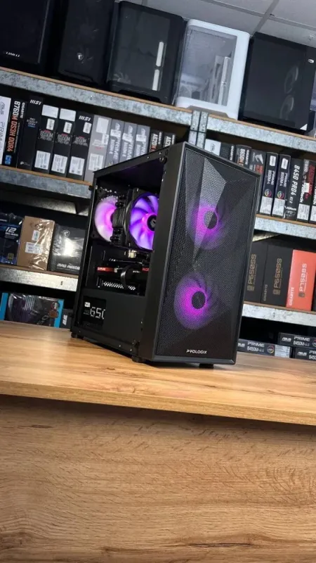 Збірка під замовлення: ігровий ПК ProLogix E102 Tempered Glass and Mesh Black Tower / AMD Ryzen 7 5700X (8 (16) ядер по 3.4 - 4.6 GHz) / 16 GB DDR4 / 512 GB SSD M.2 / AMD Radeon RX 7600, 8 GB GDDR6, 128-bit / 650W б/в - зображення 5