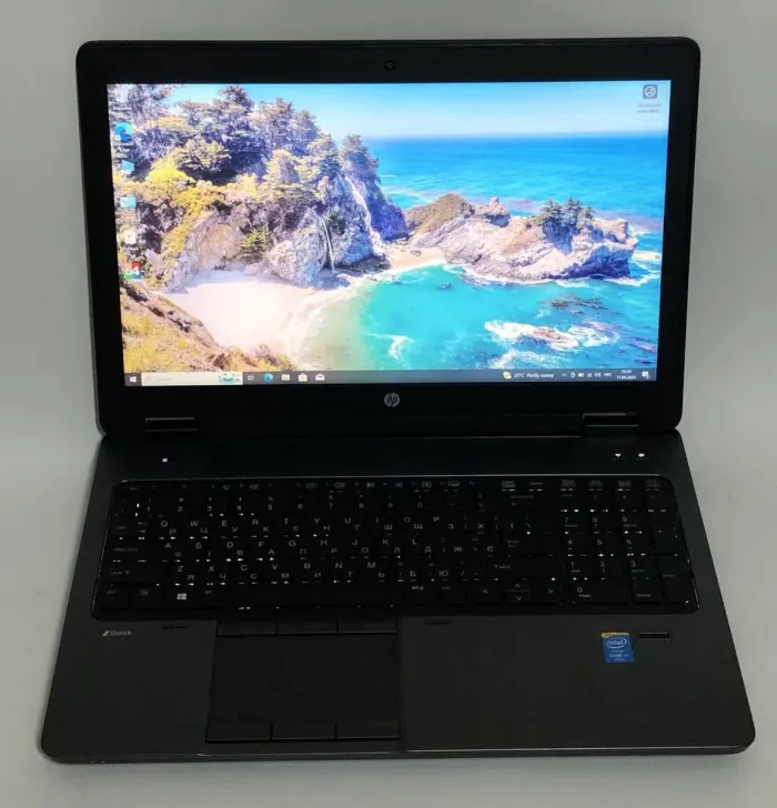 Мобільна робоча станція HP ZBook 15 G2 / 15.6" (1920x1080) TN / Intel Core i7-4910MQ (4 (8) ядра по 2.9 - 3.9 GHz) / 16 GB DDR3 / 256 GB SSD M.2 / nVidia Quadro K2100M, 2 GB GDDR5, 128-bit / WebCam / DVD-ROM / Win 10 Pro б/в - зображення 2