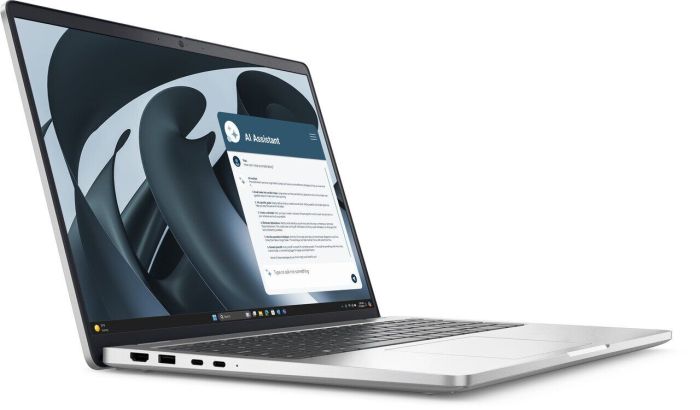 Ноутбук Dell Pro 16 Plus / 16" (1920x1080) IPS / AMD Ryzen 5 Pro 230 (6 (12) ядер по 3,5 - 4,9 ГГц / 16 ГБ DDR5 / 512 ГБ SSD M.2 / AMD Radeon 760M Graphics / WebCam / Windows 11 Pro - изображение 4