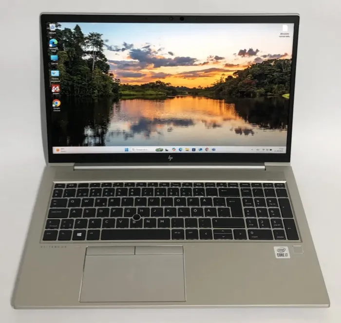 Ігровий ультрабук HP EliteBook 850 G7 / 15.6" (1920x1080) IPS Touch / Intel Core i7-10510U (4 (8) ядра по 1.8 - 4.9 GHz) / 16 GB DDR4 / 256 GB SSD NVMe / nVidia GeForce MX250, 2 GB GDDR5, 64-bit / WebCam / Win 11 Pro б/в - зображення 2