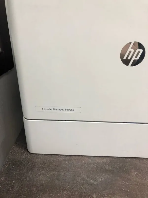 Принтер HP LaserJet Managed E60055 / Лазерний монохромний друк / 1200x1200 dpi / A4 / 52 стор / хв / Ethernet, USB 2.0 б/в - зображення 4