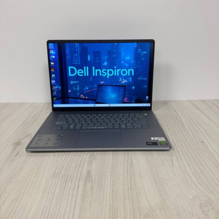 Ігровий ноутбук Dell Inspiron 16 Plus 7640 / 16" (2560x1600) IPS / Intel Core Ultra 7 155H (16 (22) ядер по 1.4 - 4.8 GHz) / 32 GB DDR5 / 2000 GB SSD NVMe / nVidia GeForce RTX 4060, 8 GB GDDR6, 128-bit / WebCam б/в - зображення 2