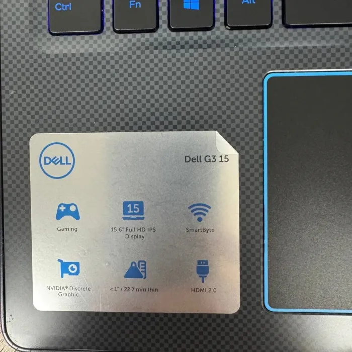 Ігровий ноутбук Б-клас Dell G3 3579 / 15.6" (1920x1080) IPS / Intel Core i5-8300H (4 (8) ядра по 2.3 - 4.0 GHz) / 8 GB DDR4 / 256 GB SSD / nVidia GeForce GTX 1050 Ti, 4 GB GDDR5, 128-bit / WebCam б/в - зображення 8