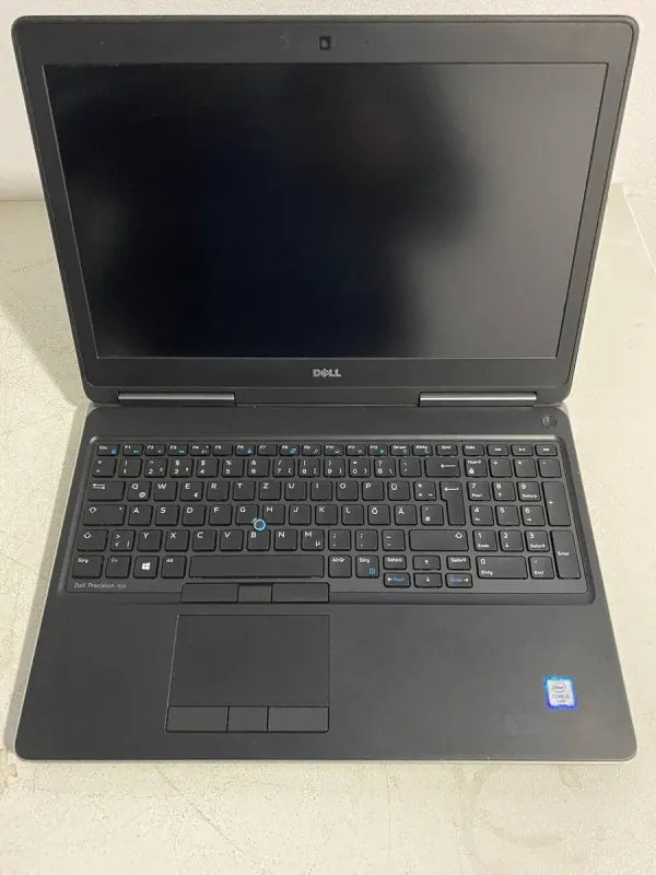 Мобільна робоча станція Dell Precision 7510 / 15,6" (1920x1080) IPS / Intel Core i5-6300HQ (4 ядра по 2,3 - 3,2 ГГц) / 16 ГБ DDR4 / 256 ГБ SSD / nVidia Quadro M1000M, 2 ГБ GDDR5, 128-біт / WebCam б/в - зображення 2