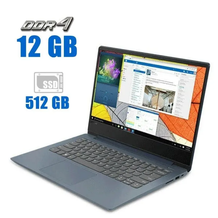 Ноутбук Б-клас Lenovo IdeaPad 330S-15IKB / 15.6" (1366x768) TN / Intel Core i3-8130U (2 (4) ядра по 2.2 - 3.4 GHz) / 12 GB DDR4 / 512 GB SSD M.2 / Intel UHD Graphics 620 / WebCam / Win 10 Home б/в - зображення 1