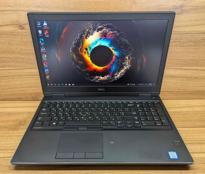 Мобільна робоча станція Dell Precision 7530 / 15.6" (1920x1080) IPS / Intel Core i5-8400H (4 (8) ядра по 2.5 - 4.2 GHz) / 32 GB DDR4 / 480 GB SSD / nVidia Quadro P2000, 4 GB GDDR5, 128-bit / HDMI / TouchID / Windows 10 б/в - зображення 2