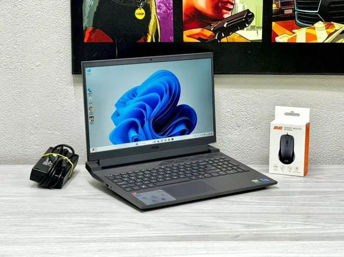 Ігровий ноутбук Dell G15 5511 / 15.6" (1920x1080) IPS / Intel Core i5-11260H (6 (12) ядер по 2.6 - 4.4 GHz) / 16 GB DDR4 / 512 GB SSD M.2 / nVidia GeForce RTX 3050, 4 GB GDDR6, 128-bit / WebCam / Win 11 Home б/в - зображення 3