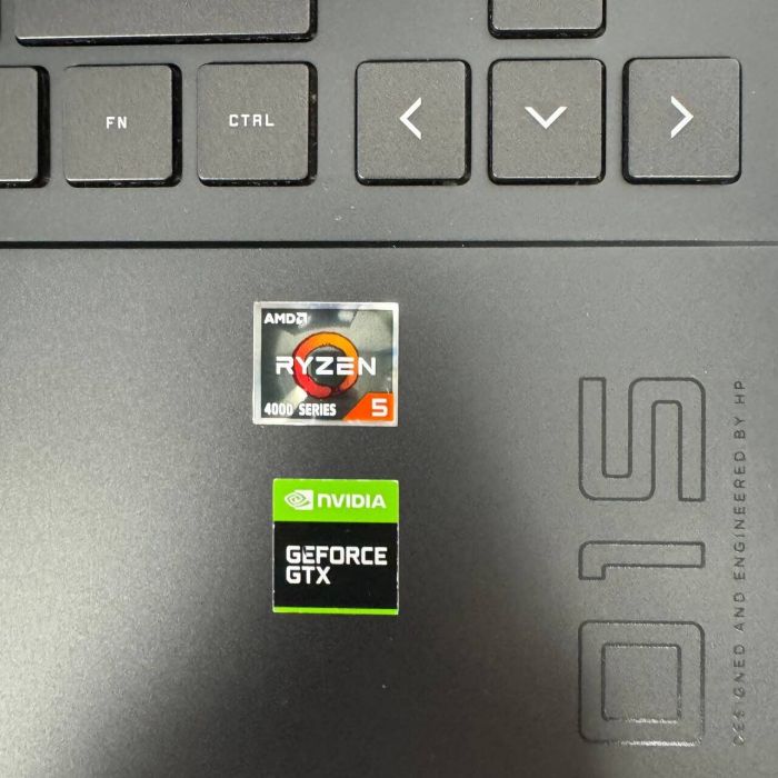 Ігровий ноутбук Б-класу HP Omen 15-en0044ur / 15,6" (1920x1080) IPS / AMD Ryzen 5 4500U (6 ядер по 2.3 - 4.0 GHz) / 16 GB DDR4 / 256 GB SSD NVMe / nVidia GeForce GTX 1650 Ti, 4 GB GDDR6, 128-bit / WebCam б/в - зображення 8