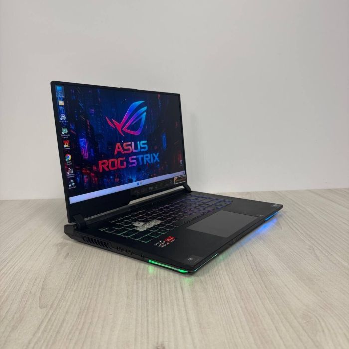 Ігровий ноутбук Б-класу Asus ROG Strix G15 Advantage Edition G513QY / 15.6" (1920x1080) IPS / AMD Ryzen 9 5900HX (8 (16) ядер по 3,3 - 4,6 ГГц) / 16 ГБ DDR4 / 512 ГБ SSD NVMe / AMD Radeon RX 6800M, 12 ГБ GDDR6, 192-біт б/в - зображення 4