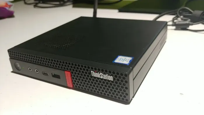 Неттоп Lenovo ThinkStation P330 Tiny USFF / Intel Core i9-9900T (8 (16) ядер по 2.1 - 4.4 GHz) / 16 GB DDR4 / 512 GB SSD / nVidia Quadro P620, 2 GB GDDR5X, 128-bit / WI-FI / Windows 11 +  Блок живлення у комплекті б/в - зображення 8