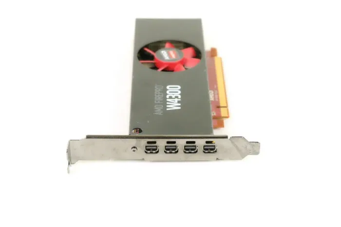 Дискретна відеокарта AMD FirePro W4300, 4 GB GDDR5, 128-bit/4x miniDP + адаптер miniDP to DVI (Dell G44DK) б/в - зображення 2