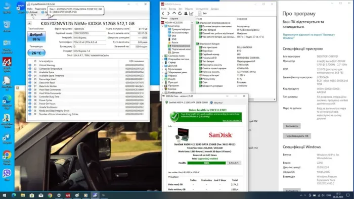 Ігровий ноутбук Dell Latitude E6540 / 15.6" (1920x1080) TN / Intel Core i7-4810MQ (4 (8) ядра по 2.8 - 3.8 GHz) / 16 GB DDR3 / 256 GB SSD + 500 GB HDD / AMD Radeon HD 8790M, 2 GB GDDR5, 128-bit / WebCam б/в - зображення 10