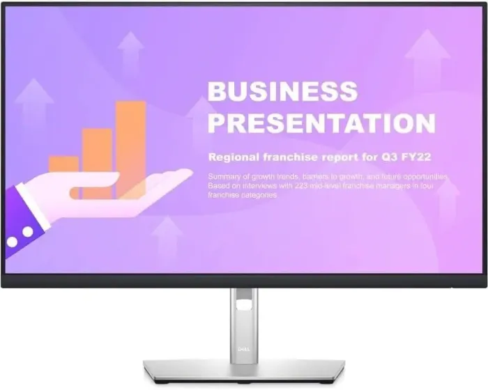 Монітор Dell P2722HE / 27" (1920x1080) IPS / 1x HDMI, 2x DisplayPort, 1x USB Type-C, 4x USB 3.2, 1x LAN (RJ-45) / VESA 100x100 / Pivot б/в - зображення 2