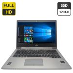 Ноутбук Fujitsu LifeBook U745 / 14" (1920x1080) IPS / Intel Core i7-5600U (2 (4) ядра по 2,6 - 3,2 ГГц) / 12 ГБ DDR3 / 120 ГБ SSD / Intel HD Graphics 5500 / Веб-камера / АКБ не тримає заряд б/в