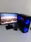 Комплект ПК: GameMax StarLight B-FRGB Black Tower / Intel Core i5-8400 (6 ядер по 2.8 - 4.0 GHz) / 16 GB DDR4 / 480 GB SSD + 500 GB SSD / nVidia P106-100, 6 GB GDDR5, 192-bit / 600W + Монітор LG 24MB37PM-B / 24" (1920x1080) IPS б/в