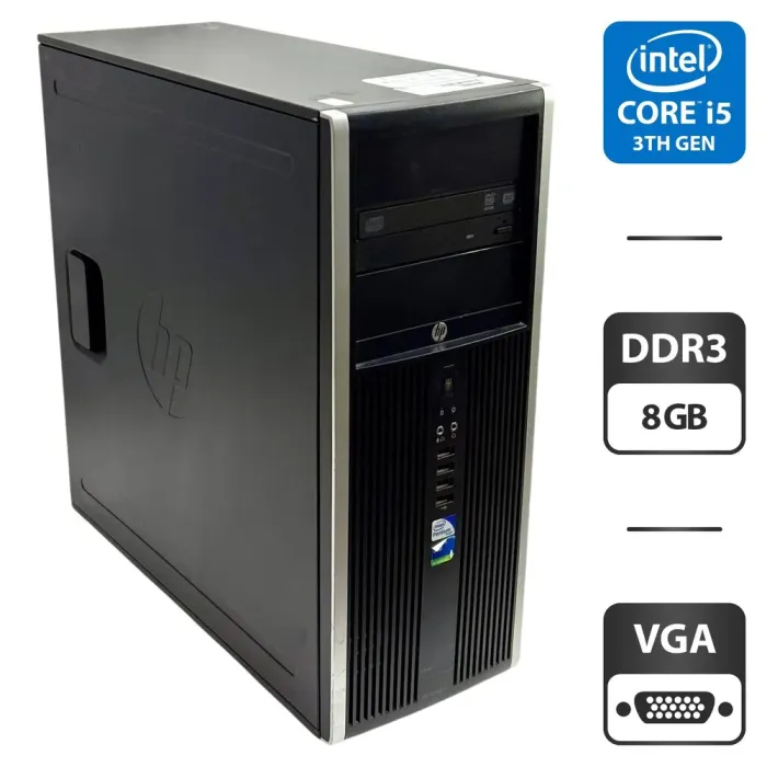 Комп'ютер HP Compaq 8300 Elite Convertible Tower / Intel Core i5-3470 (4 ядра по 3.2 - 3.6 GHz) / 8 GB DDR3 / 500 GB HDD / Intel Graphics / DVD-ROM б/в - зображення 1