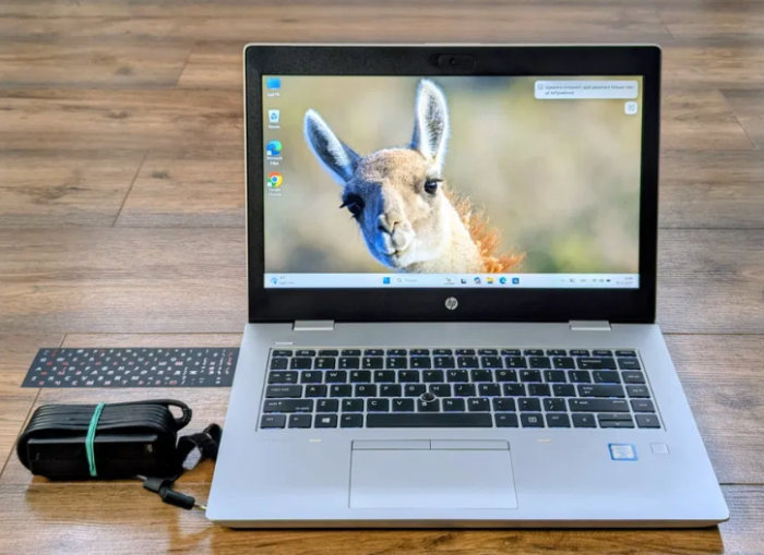 Ноутбук Б-клас HP ProBook 640 G5 / 14" (1920x1080) IPS / Intel Core i5-8365U (4 (8) ядра по 1.6 - 4.1 GHz) / 8 GB DDR4 / 512 GB SSD / Intel UHD Graphics 620 / WebCam б/в - зображення 2