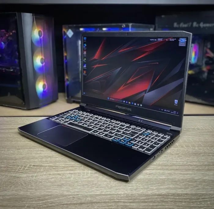 Ігровий ноутбук Б-клас Acer Predator Helios 300 / 17.3" (1920x1080) IPS / Intel Core i7-10875H (8 (16) ядер по 2.3 - 5.1 GHz) / 16 GB DDR4 / 512 GB SSD / nVidia GeForce RTX 2050, 4 GB GDDR6, 64-bit / WebCam б/в - зображення 5