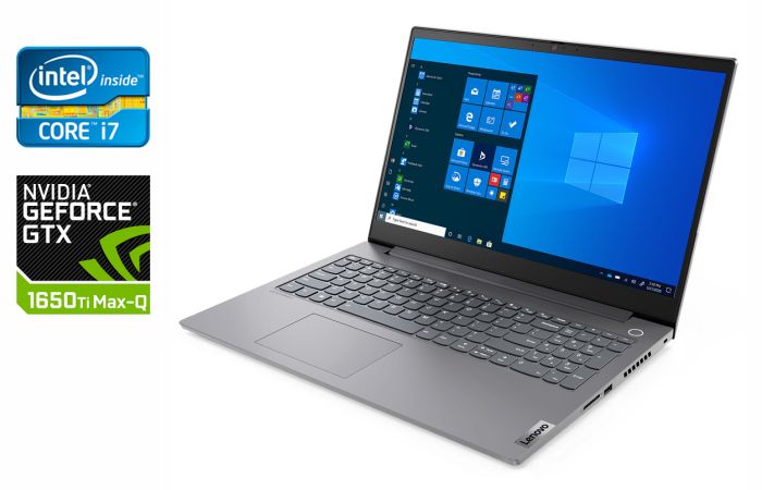 Ігровий ноутбук Б-клас Lenovo ThinkBook 15P IMH / 15.6" (3840x2160) IPS / Intel Core i7-10750H (6 (12) ядер по 2.6 - 5.0 GHz) / 16 GB DDR4 / 512 GB SSD / nVidia GeForce GTX 1650 Ti Max-Q, 4 GB GDDR6, 128-bit / WebCam / HDMI б/в - зображення 1