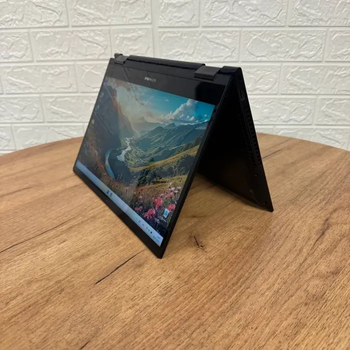 Ультрабук-трансформер Б-клас Asus VivoBook Flip 14 TM420UA / 14" (1920x1080) IPS Touch / AMD Ryzen 7 5700U (8 (16) ядер по 1.8 - 4.3 GHz) / 8 GB DDR4 / 256 GB SSD NVMe / AMD Radeon Vega Graphics / WebCam б/в - зображення 7