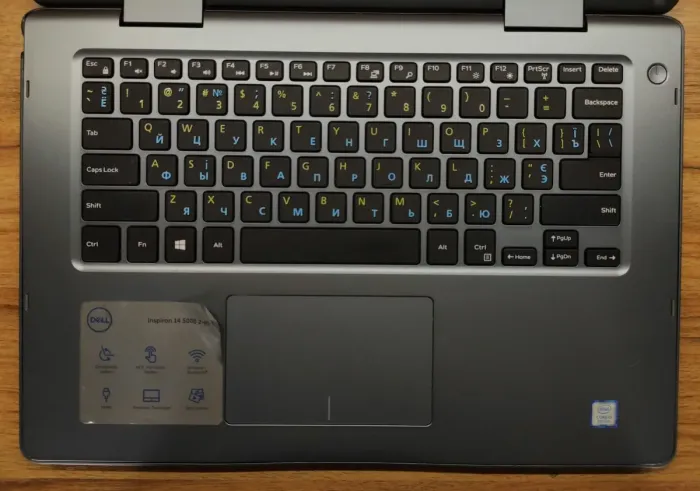 Ноутбук Б-клас Dell Inspiron 14 5481 / 14" (1366x768) TN Touch / Intel Core i5-8265U (4 (8) ядра по 1.6 - 3.9 GHz) / 16 GB DDR4 / 480 GB SSD / Intel UHD Graphics for 8th Generation / WebCam б/в - зображення 5