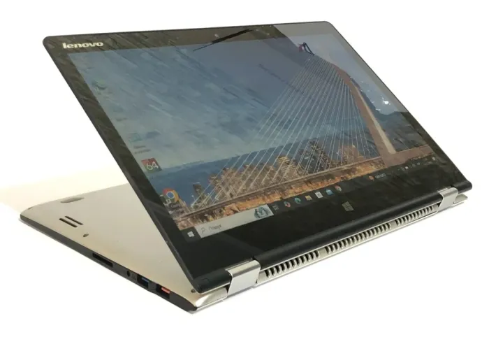 Ультрабук-трансформер Б-клас Lenovo Yoga 3 / 14" (1920x1080) IPS Touch / Intel Core i7-5500U (2 (4) ядра по 2.4 - 3.0 GHz) / 8 GB DDR3 / 128 GB SSD / Intel HD Graphics 5500 / WebCam / Win 10 Pro б/в - зображення 10