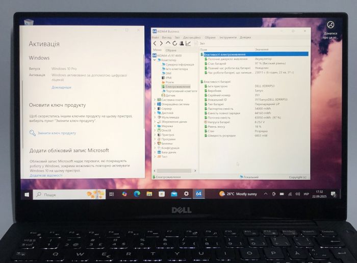 Ультрабук Б-клас Dell XPS 13 9343 / 13.3" (1920x1080) IPS Touch / Intel Core i7-5600U (2 (4) ядра по 2.6 - 3.2 GHz) / 8 GB DDR3 / 256 GB SSD / Intel HD Graphics 5500 / WebCam / Win 10 Pro б/в - зображення 10