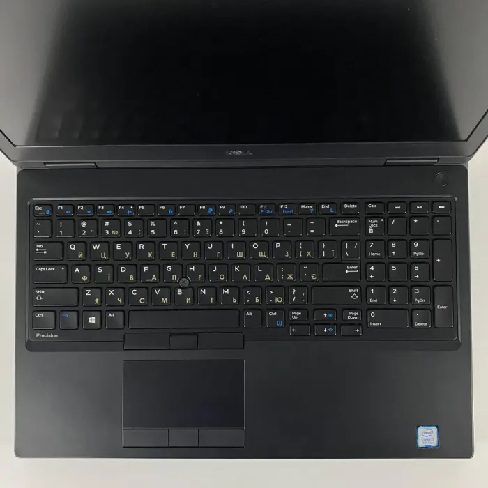 Мобільна робоча станція Dell Precision 7530 / 15,6" (1920x1080) IPS / Intel Core i7-8850H (6 (12) ядра по 2,6 - 4,3 ГГц) / 16 ГБ DDR4 / 512 ГБ SSD / nVidia Quadro P1000, 4 ГБ GDDR5, 128-біт / HDMI / WebCam б/в - зображення 3