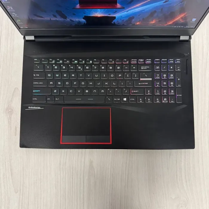 Ігровий ноутбук MSI GE75 Raider 10SFS / 17.3" (1920x1080) IPS / Intel Core i7-10750H (6 (12) ядер по 2.6 - 5.0 GHz) / 16 GB DDR4 / 128 GB SSD NVMe + 1000 GB HDD / nVidia GeForce RTX 2060, 6 GB GDDR6, 192-bit / WebCam б/в - зображення 7