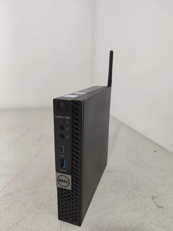 Неттоп Dell OptiPlex 7050 Micro USFF / Intel Core i3-7100T (2 (4) ядра по 3.4 GHz) / 8 GB DDR4 / 128 GB SSD / Intel HD Graphics 630 / Wi-Fi б/в - зображення 3
