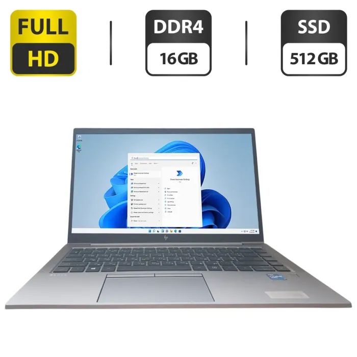Ультрабук Б-клас HP ZBook Firefly 14 G8 / 14" (1920x1080) IPS / Intel Core i7-1185G7 (4 (8) ядра по 1.2 - 4.8 GHz) / 16 GB DDR4 / 512 GB SSD / Intel Iris Xe Graphics / WebCam б/в - зображення 1